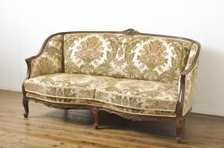 中古　イギリス　本革　レザー　高級感あふれる佇まいが魅力的なチェスターフィールドソファ(2人掛け、3人掛け、2P、3P)(定価約70万円)(R-060399)
