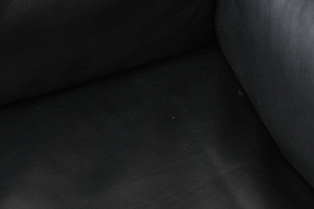 中古　超美品　Cassina(カッシーナ)　ELORO(エローロ)　FY革　本革　洗練されたモダンデザインが格好いい!!メンズライクな空間を演出する2人掛けソファ(2P、二人掛け、クッションソファ、レザーソファ、アームソファ)(定価約170万円)(R-062160)