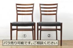 中古　九州民芸家具　こだわりを感じるシルエットのウィンザーチェア(ワークチェア、アームチェア、ウインザーチェア)(2)