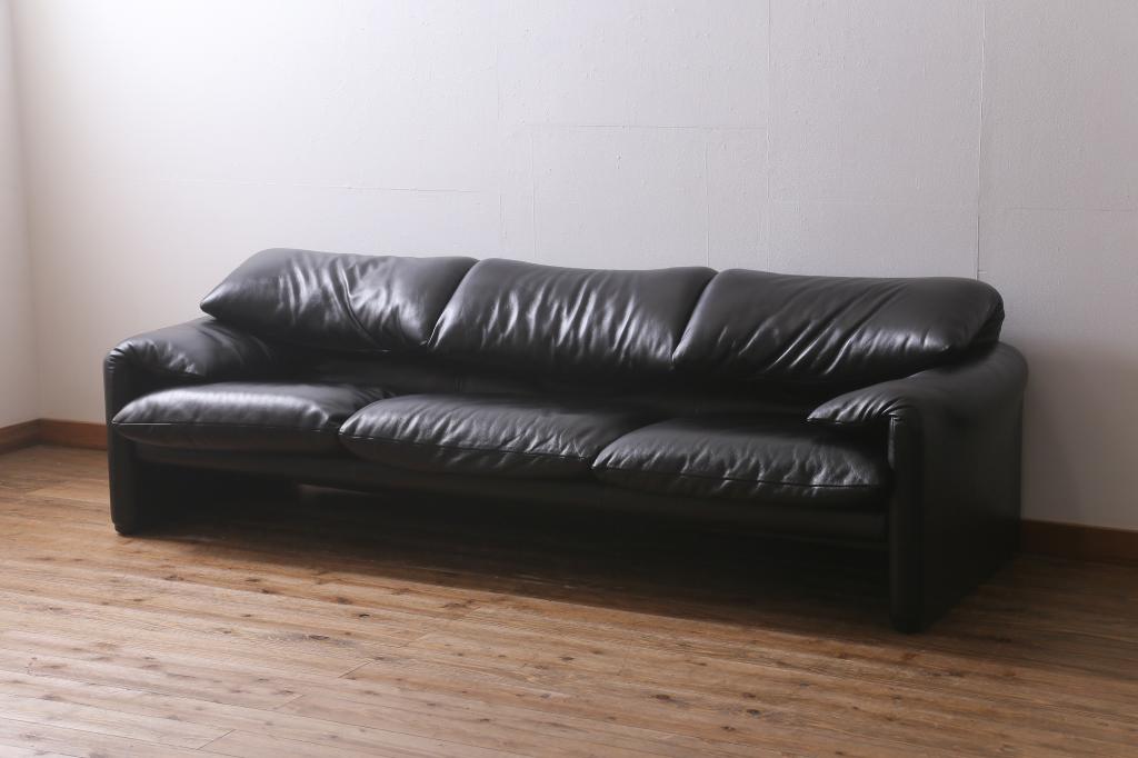 買取】Cassina(カッシーナ) MARALUNGA(マラルンガ)の3人掛けソファを買取ました。(定価約200〜243万円) | ラフジュ工房