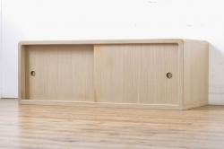 アンティーク家具　明治期　三方ケヤキ材　激レア!趣溢れる引き出し付き置き床(置床、ローボード)(R-036821)