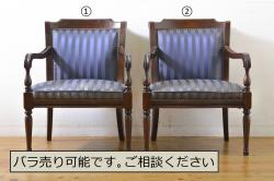 【セミオーダー家具実例】G-PLANのエックスバックチェア4脚に高品質リペア。ご希望の生地に張替え、脚の接続部分等の強度確認をして安心安全!オリジナルの色味を基調とした、水性着色、ウレタン塗装で仕上げました。(ダイニングチェア、椅子)