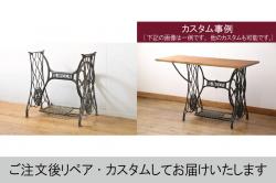 中古　美品　軽井沢彫り　桜の彫りが華やかな座卓(ローテーブル、センターテーブル、リビングテーブル)(R-071138)