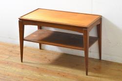 中古　美品　松創　バーズアイメープル　シンプルで洗練されたデザインのダイニングテーブル(定価約55万円)(2人掛け、ラウンドテーブル)(R-057818)