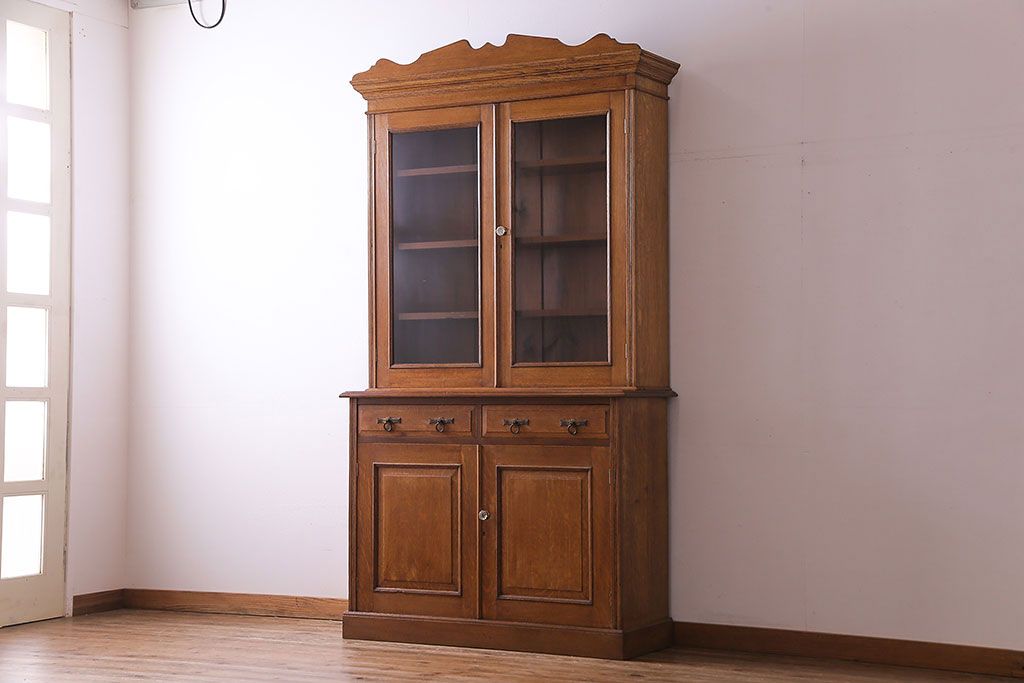 32,452円処分価格❗️SALE‼️ナラ材木目の美しい食器棚