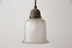 ビンテージ照明　真鍮とイエローカラーの組み合わせがお洒落な天井照明(吊り下げ照明、ペンダントライト)(R-048937)