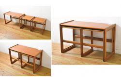 和製ビンテージ　CONDE HOUSE(カンディハウス)　ナラ材　ナチュラルテイストの空間づくりにおすすめ!木の温もりを感じられるセンターテーブル(ローテーブル、リビングテーブル、座卓、ヴィンテージ)(R-055422)