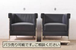 ケヤキ材一枚板　杢目が魅力的なリメイク鉄脚ベンチ(板座チェア、椅子)(2)