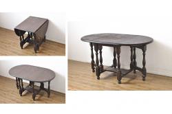 和製ビンテージ　カリン材(花梨材)　迫力ある佇まいが魅力的な座卓(ローテーブル、センターテーブル、ヴィンテージ)(R-055972)