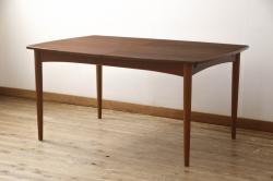 【買取】北欧ビンテージ　デンマーク　チーク材　エクステンションテーブルを買取りました。