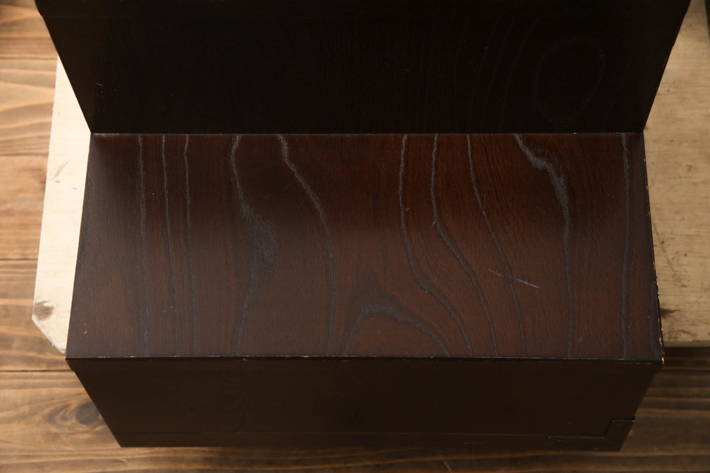 中古　青木産業製　上質な和の雰囲気香る階段箪笥(江戸整理タンス、階段タンス、収納箪笥、和タンス、引き出し)(R-070449)