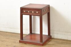 ラフジュ工房オリジナル　ヒノキ材　リフティングテーブル(サイドテーブル、センターテーブル、作業台)(3)