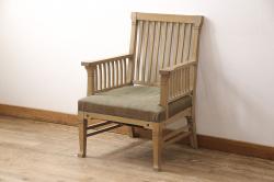 イギリスビンテージ　G-PLAN(ジープラン)　チーク材　木の温もり溢れるダイニングチェア4脚セット(椅子、イス、北欧、ヴィンテージ)(R-063509)