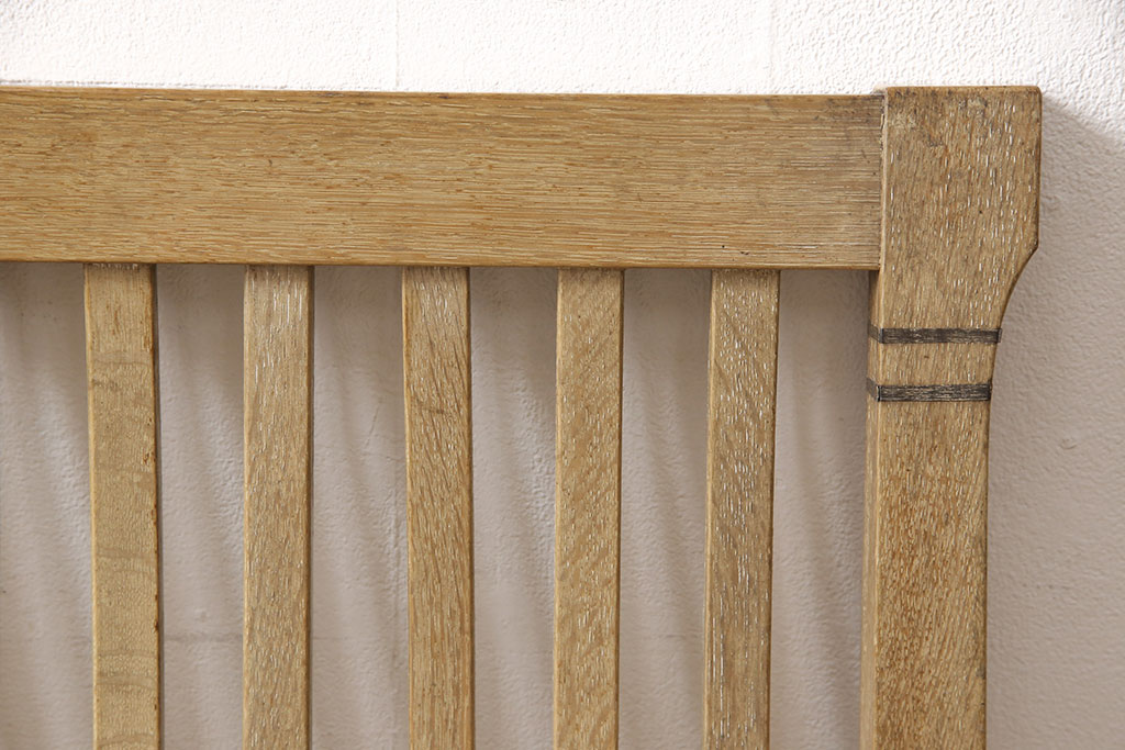 和製アンティーク　大正ロマン　ナラ材　象嵌入り　木の温かみが感じられるラウンジチェア(アームチェア、1人掛けソファ、椅子)(R-053768)