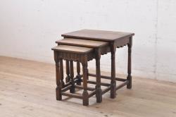 和製アンティーク　希少　和洋折衷デザインが個性的なサイドテーブル(コンソールテーブル、ナイトテーブル、飾り台)(R-057385)