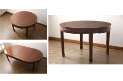 ヴィンテージ家具　イギリスビンテージ　オーク材製!重厚なダイニングテーブル