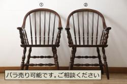 アンティーク家具　日本楽器・山葉(ヤマハ)　和モダンテイストの上質なフォールディングチェア・赤(文化椅子、折りたたみ式チェア、イス)(1)