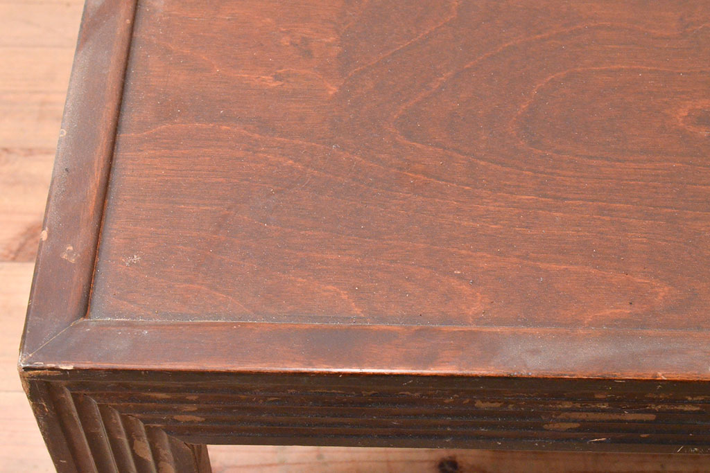 ヴィンテージ家具　松本民芸家具　絶版品!上品な意匠が趣溢れる希少なG型座卓(ローテーブル、センターテーブル、ビンテージ)(R-053228)