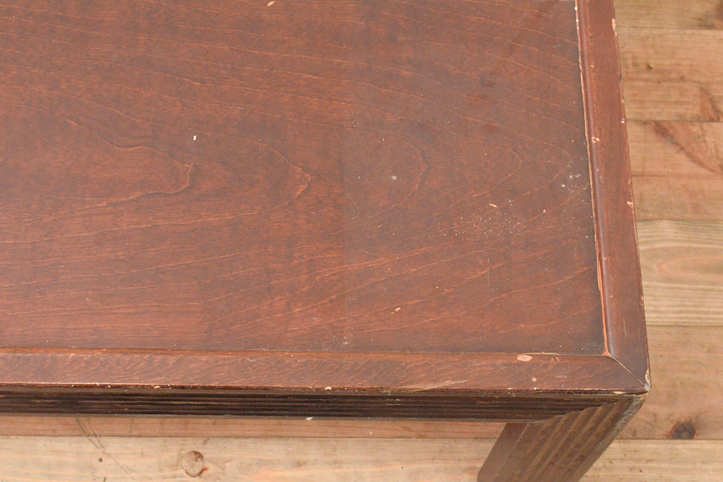ヴィンテージ家具　松本民芸家具　絶版品!上品な意匠が趣溢れる希少なG型座卓(ローテーブル、センターテーブル、ビンテージ)(R-053229)