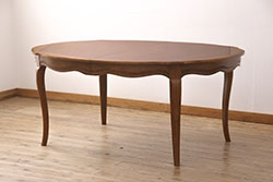 アンティーク家具　アンティーク 天板一枚板 古材を使った鉄脚テーブル(3)