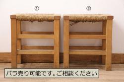 中古　唐木造りの高級螺鈿象嵌イス(椅子)2