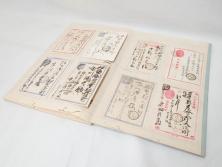 アンティーク雑貨　昭和初期　螺鈿細工　木製花台(漆器平卓)(R-041282)