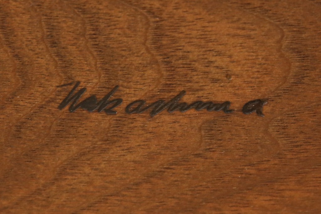ヴィンテージ　ジョージナカシマ　モダンに洗練された右アーム付きラウンジチェア(イス、椅子、ビンテージ)(R-058954)