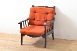 ヴィンテージ家具　北欧ビンテージ　G-PLAN(ジープラン)　しなやかなラインが魅力的なダイニングチェア(ワークチェア、椅子)(2)