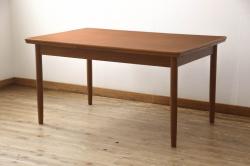 【買取】デンマークビンテージ　北欧ヴィンテージ　チーク材　エクステンションテーブルを買取りました。