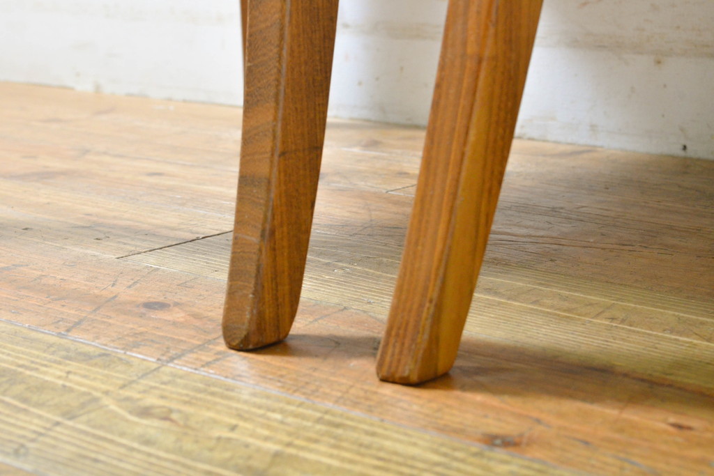 イギリスビンテージ　G-PLAN(ジープラン)　チーク材　木の温もり溢れるダイニングチェア2脚セット(椅子、イス、北欧、ヴィンテージ)(R-063510)