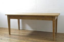 和製ビンテージ　松本民芸家具風　クラシカルな佇まいのサイドテーブル(カフェテーブル、コーヒーテーブル、コンソールテーブル、飾り台、ヴィンテージ)(R-069448)