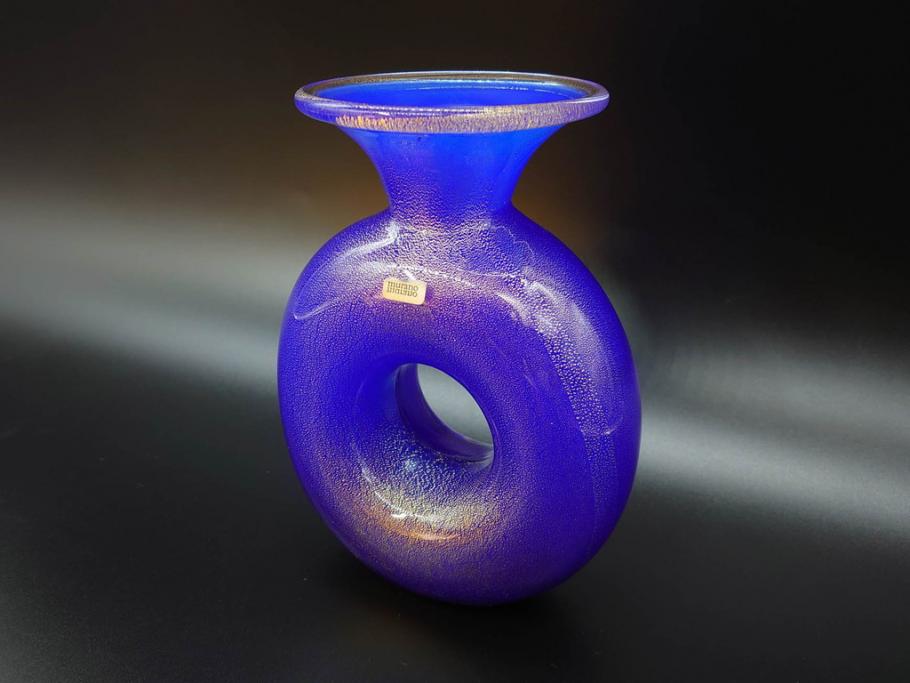 シボネ希少 murano glass vase ムラーノ ヴィンテージ フラワーベース 