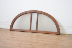 ヨーロッパアンティーク　ペイント仕上げ限定　ヨーロッパ調の空間作りにおすすめな重厚なパネルドア1枚(建具、木製扉)(R-069071)