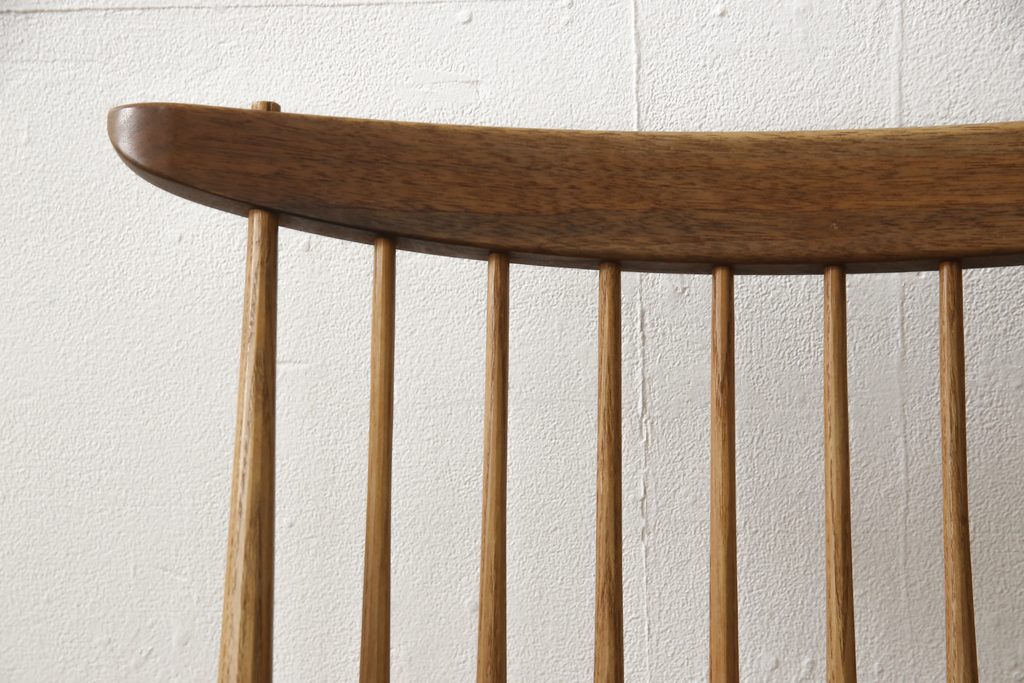 ヴィンテージ　ジョージナカシマ　モダンに洗練された右アーム付きラウンジチェア(イス、椅子、ビンテージ)(R-058955)
