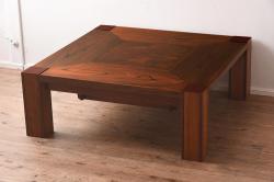 中古　イタリア　スタイリッシュでモダンなデザインが格好良いサイドテーブル(コンソールテーブル、コーヒーテーブル、カフェテーブル)(R-072052)