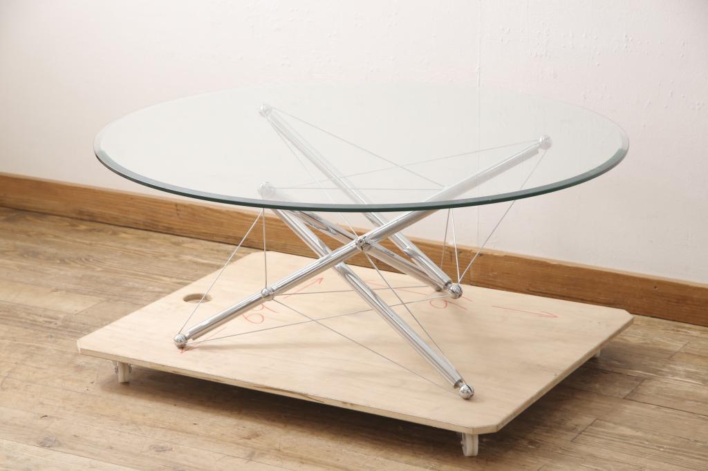 カッシーナ テオドールワッデルデザイン 713ガラスローテーブル