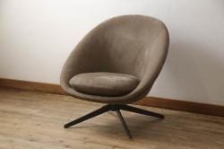 和製アンティーク　ナラ材製のシンプルなチェア(椅子、ダイニングチェア)(R-070523)