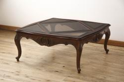 【S様ご成約分】北欧家具　チーク材　シンプルなデザインが魅力的なエクステンションテーブル(ダイニングテーブル)