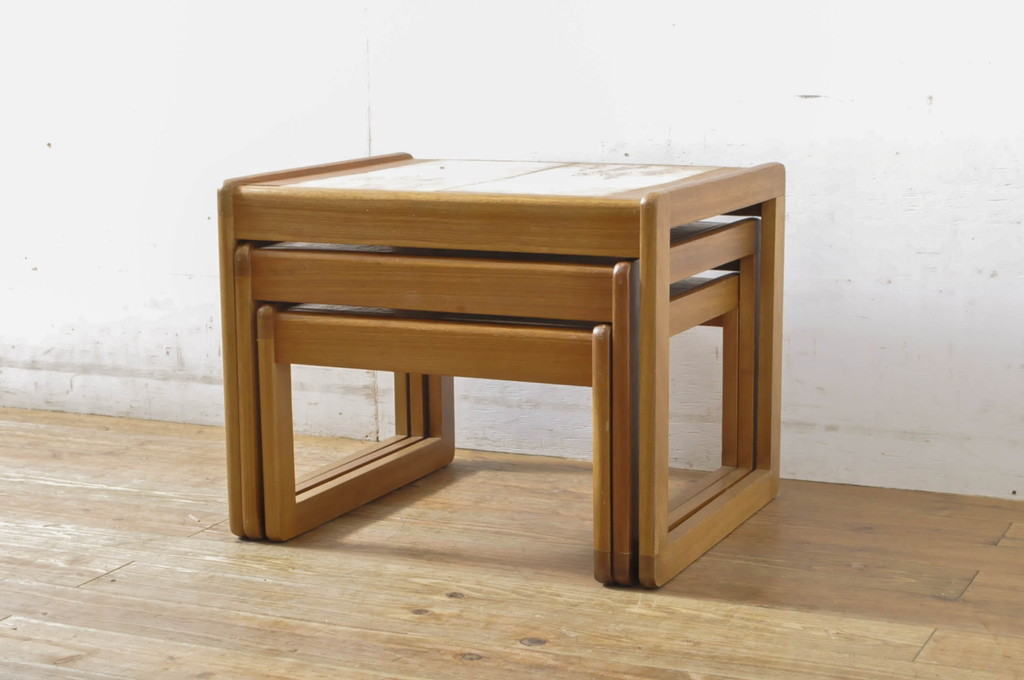 机・テーブルミッドセンチュリー コーヒーテーブル サイドテーブル 北欧レトロ ビンテージ