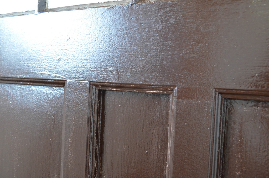 アンティーク建具　上手物!　古い洋館のしっかりとした造りが魅力のペイントドア1枚(扉、木製ドア)(R-064578)