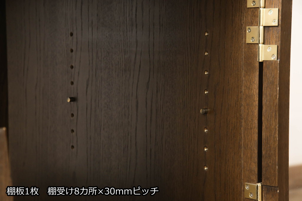 中古　カリモク(karimoku)　domani(ドマーニ)　Morganton(モーガントン)　洗練された佇まいが魅力のコーナーテレビ台(サイドボード、リビングボード、収納棚、戸棚、テレビボード)(定価約25万円)(R-065236)