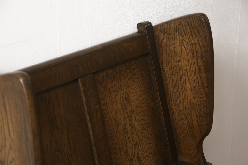 中古　横浜クラシック家具　ノックオンウッド(knockonwood)　コロニアルシリーズ(Hand Made)　英国の伝統スタイルであるウィングバックが印象的な1人掛けソファ(定価約31万円)(ウイングバック、ウィングチェア、1P、アームチェア、一人掛け)(R-055505)