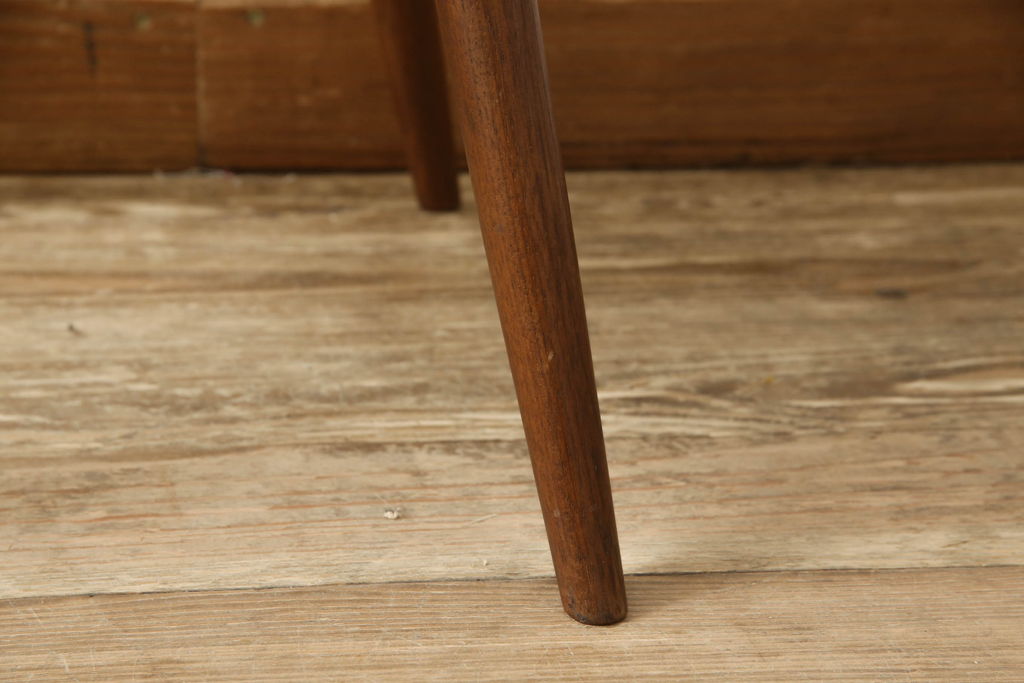 希少!　ヴィンテージ　美品　オリジナル　ジョージナカシマ　シンプルで洗練された佇まいが美しいチェア(ダイニングチェア、板座チェア、イス、椅子、ビンテージ)(R-058952)