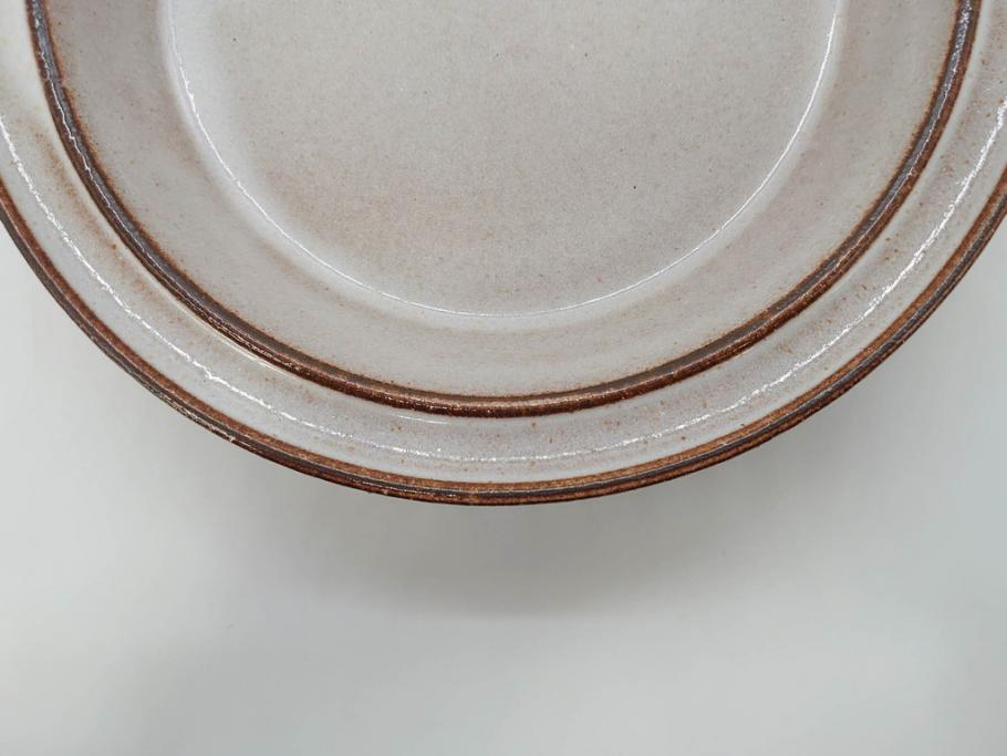 デンマーク　STOGO　素朴な風合いが温かい雰囲気を演出するスープ皿3枚セット(プレート、北欧食器)(R-073189)