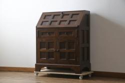 ペイント家具　昭和中期　フレンチカントリーにぴったりなオープンラック(本棚、ウッドシェルフ、収納棚、飾り棚)(R-045501)