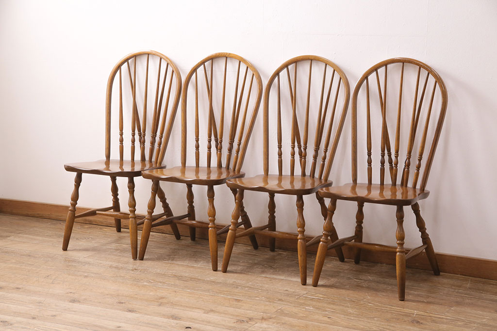 かしわ木工 アンティークチェア - 椅子/チェア