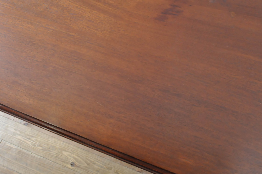 イギリスアンティーク　マホガニー材　凝ったデザインが目を惹くオケージョナルテーブル(サイドテーブル、コーヒーテーブル、コンソールテーブル、花台、飾り台、英国)(R-065596)