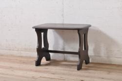 和製ヴィンテージ　幅広いインテリアと相性の良い素朴なローテーブル(リビングテーブル、センターテーブル、ビンテージ)(R-047895)