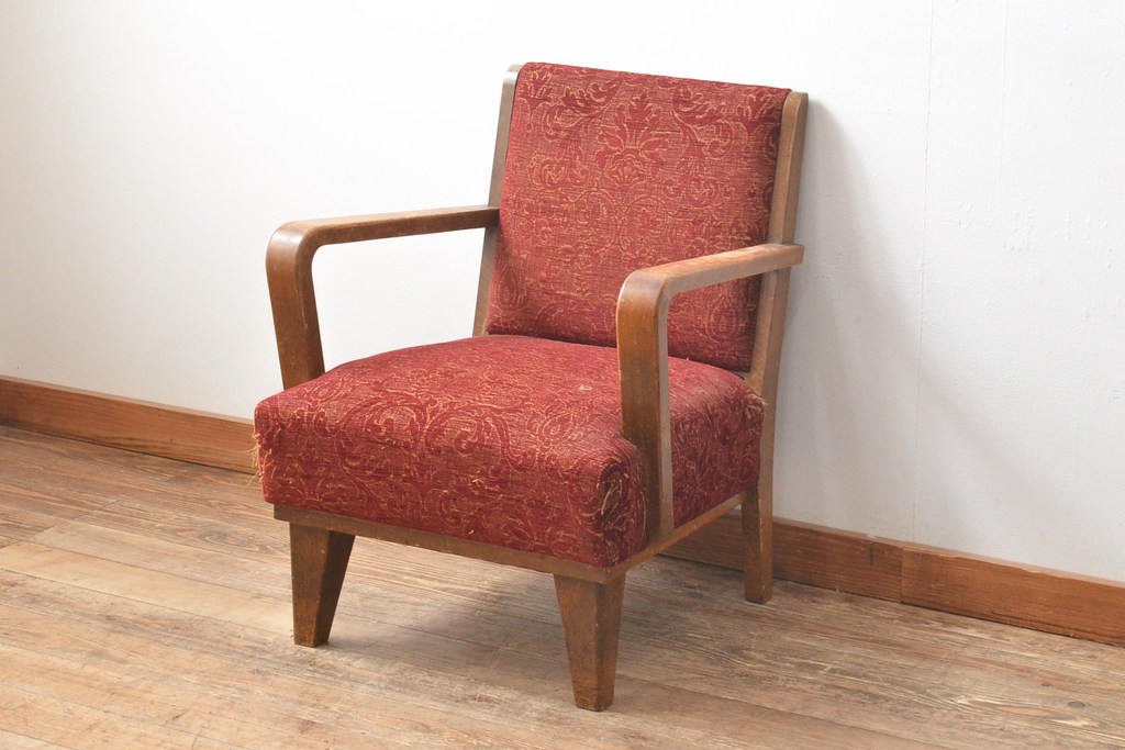50年以上前の椅子だと思います昭和レトロ　アンティーク インテリア ソファ　椅子