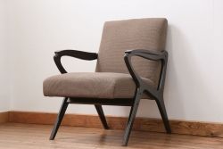 レトロ家具　昭和レトロ 1960年代 かわいいアームチェア(椅子、1人掛けソファ)